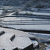 千枚田の雪景色