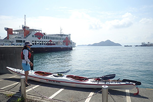 宇野小豆島シーカヤック島渡り