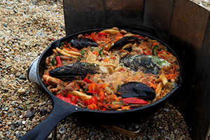 海鮮パエリア